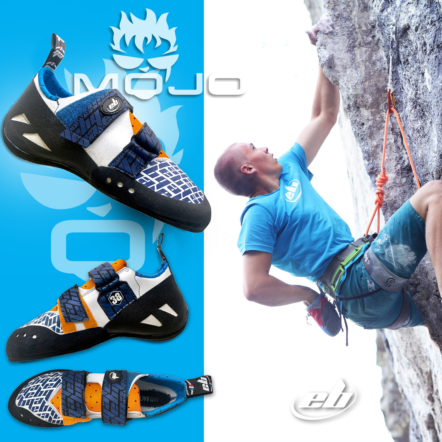 Mojo New - Chaussons Velcros | Eb