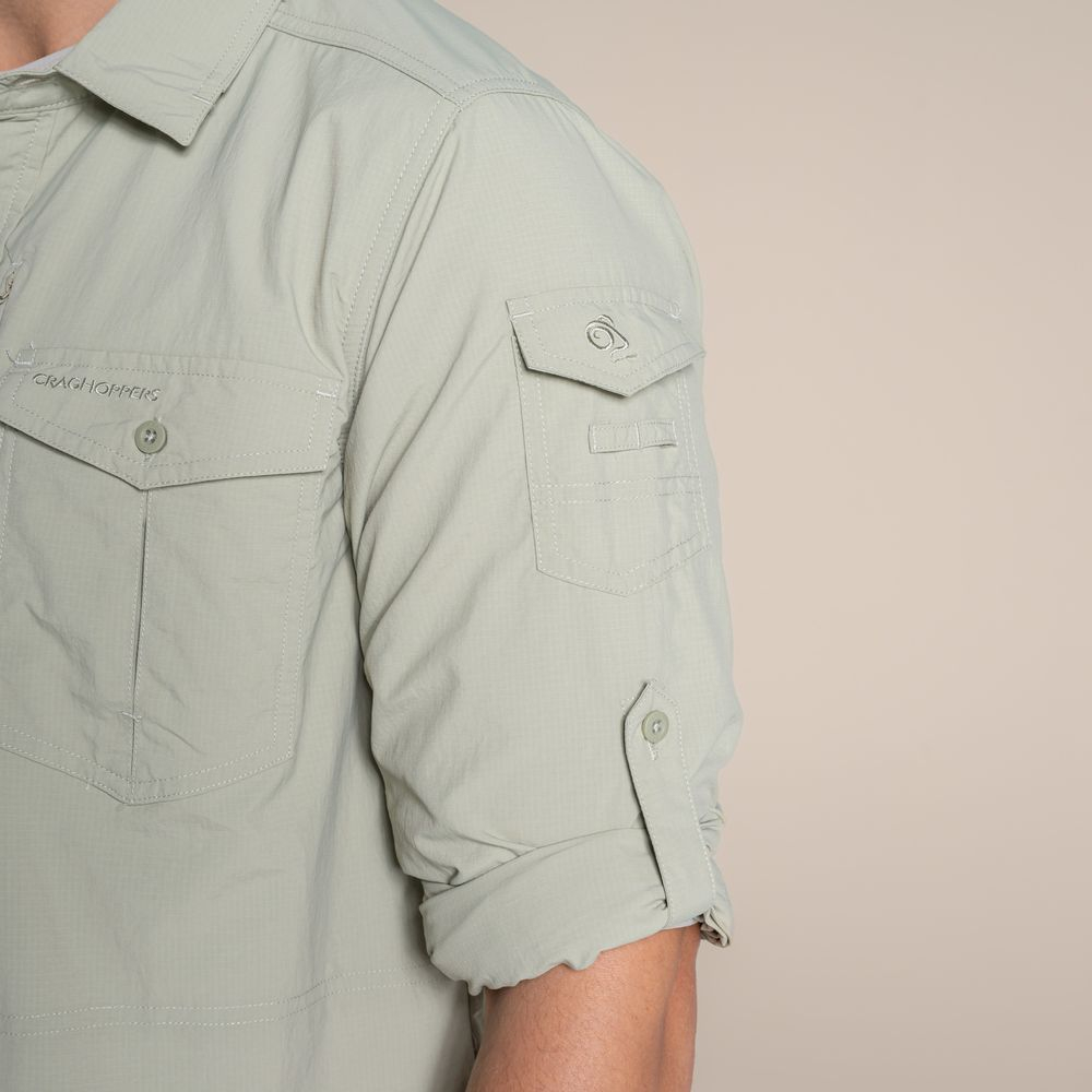 Nosilife Adventure Long Sleeved Shirt III Bay Leaf - Chemise