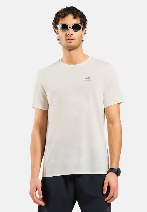 T-Shirt Zeroweight Engineered Chill-tec Gardenia - Tee Shirt Mc | Odlo