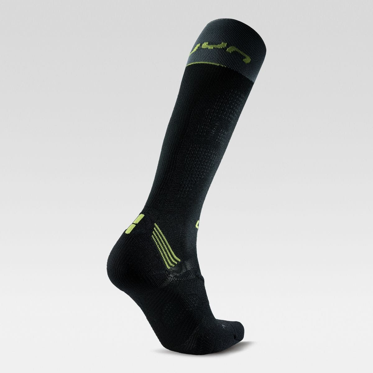 Chaussettes Run Comp One Black Lime - Chaussettes | Uyn