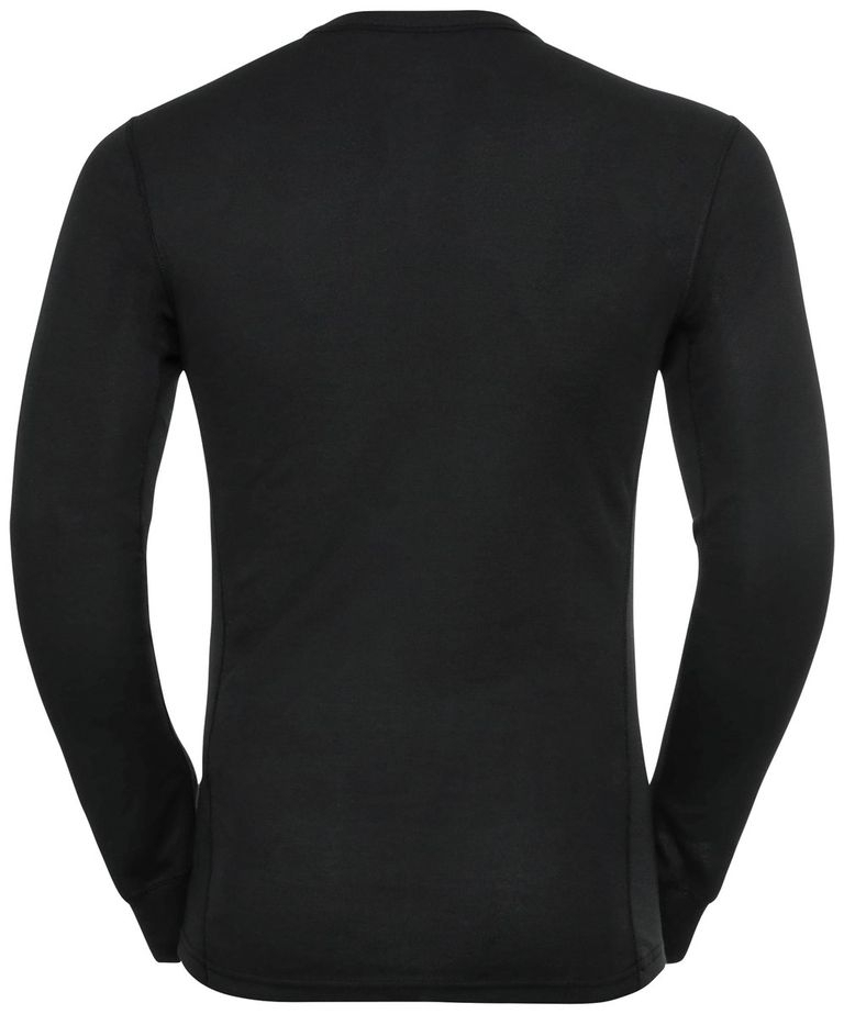 T-shirt Active Warm Eco Crew Black - Tee Shirt Ml | Odlo