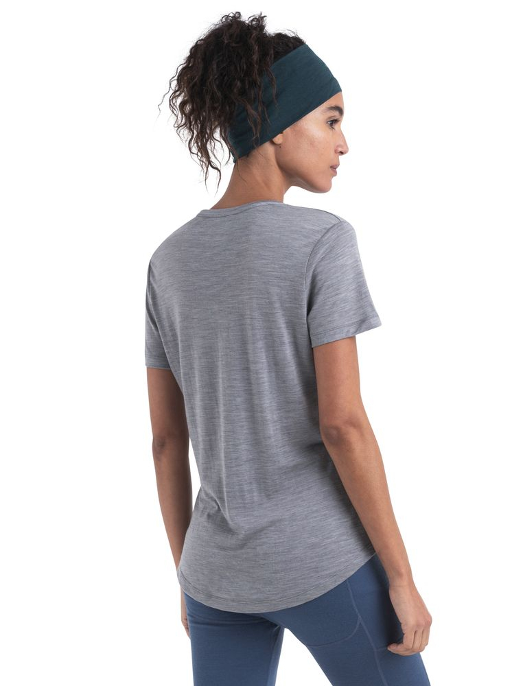 T-shirt Femme Merino 125 Cool-lite Sphere Iii Metro | Icebreaker