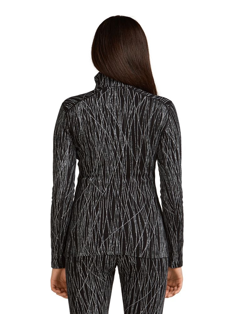 T-Shirt Femme Mer 260 Vertex Delta Aop Black Snow