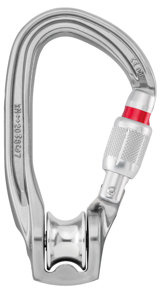 Poulie-mousqueton Rollclip Z Screw-lock - Bloqueur | Petzl