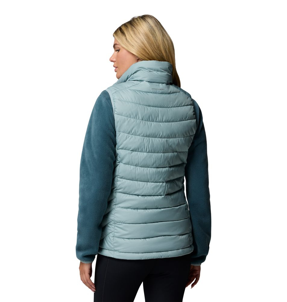 Doudoune Sans Manches Powder Lite II Femme Crushed Blue - Doudoune