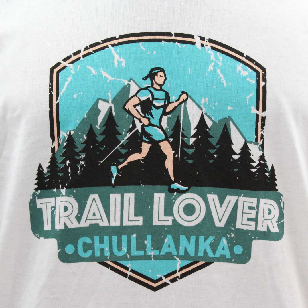 T-shirt Trail Lover Blanc - Tee Shirt Mc | Chullanka