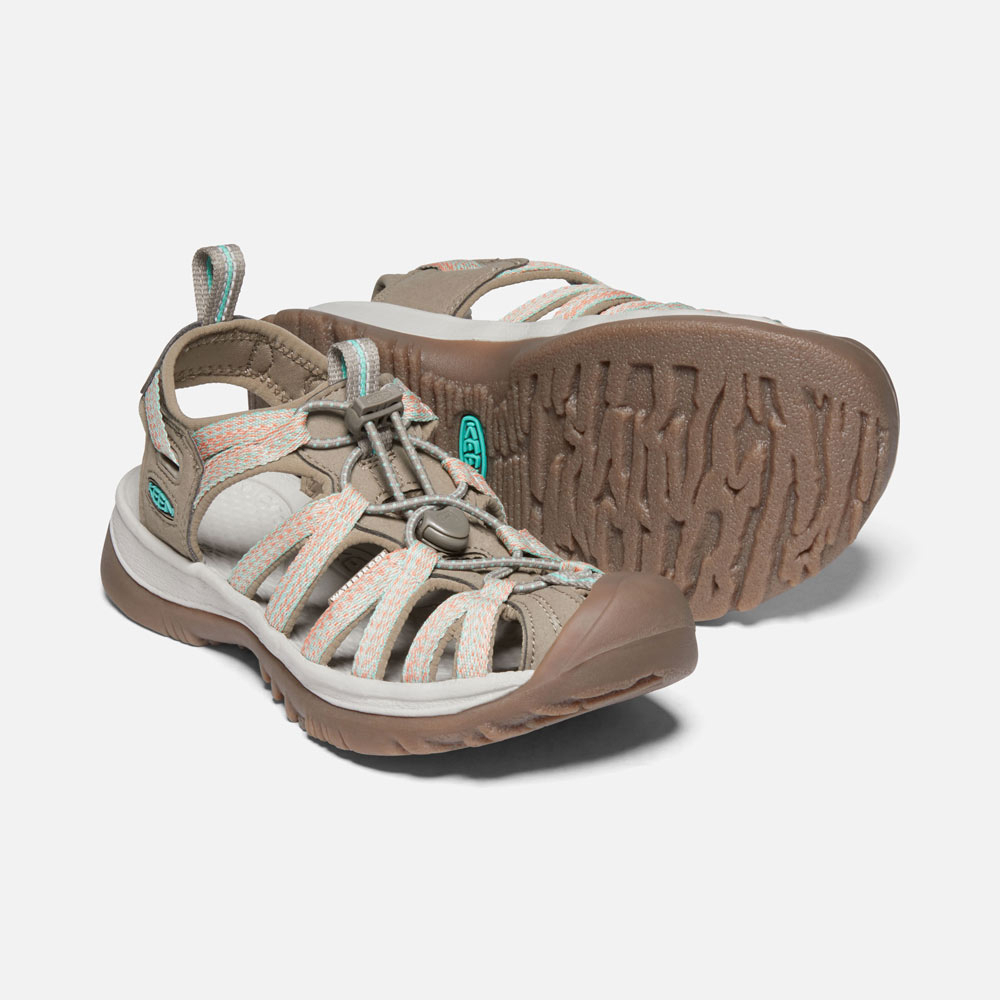 Sandales Femme Whisper Taupe/coral - Sandales | Keen Europe Outdoors