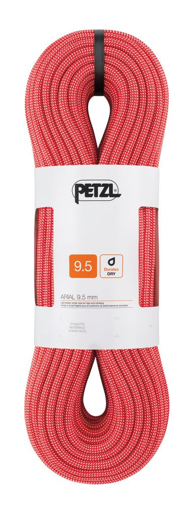 Corde Arial 9.5mm Rouge 80m - Equipement Outdoor | Petzl