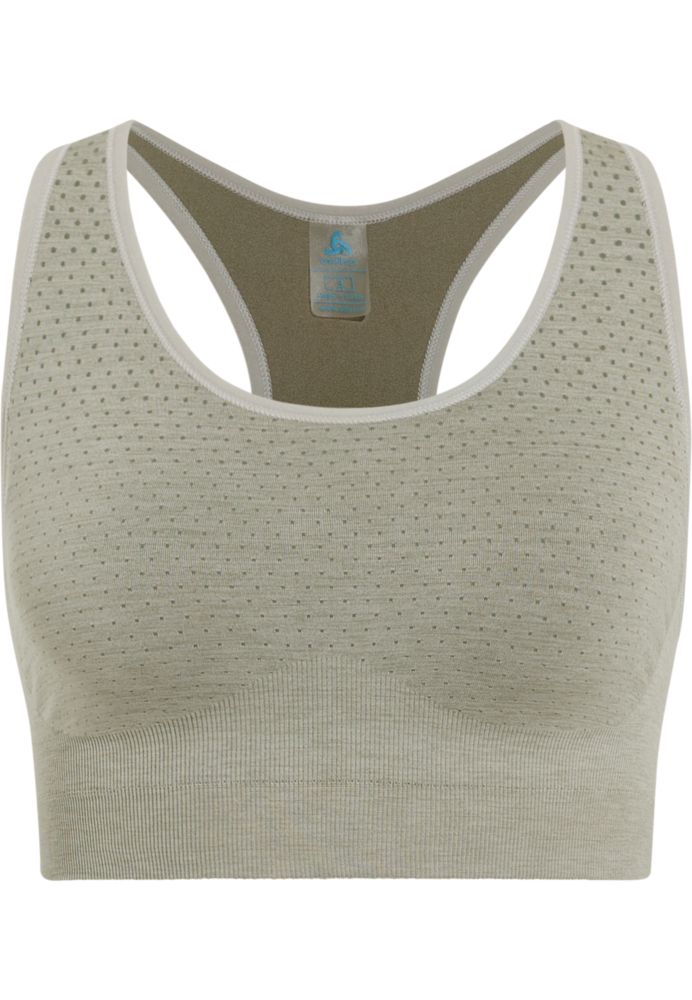 Brassière Seamless Medium Padded Vetiver - Brassiere | Odlo