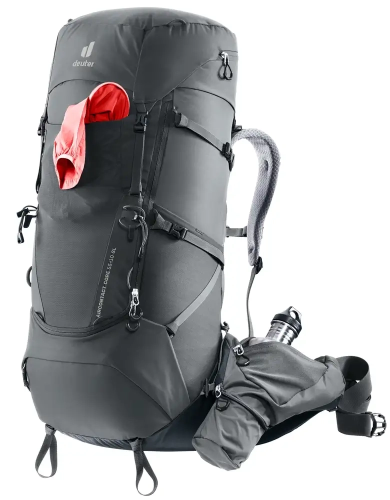 Aircontact Core 55+10 Sl Graphite Black - Sac A Dos | Deuter