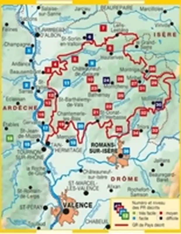 La Drome Des Collines A Pied Entre Rhone Et Isere P261 | Ffrp