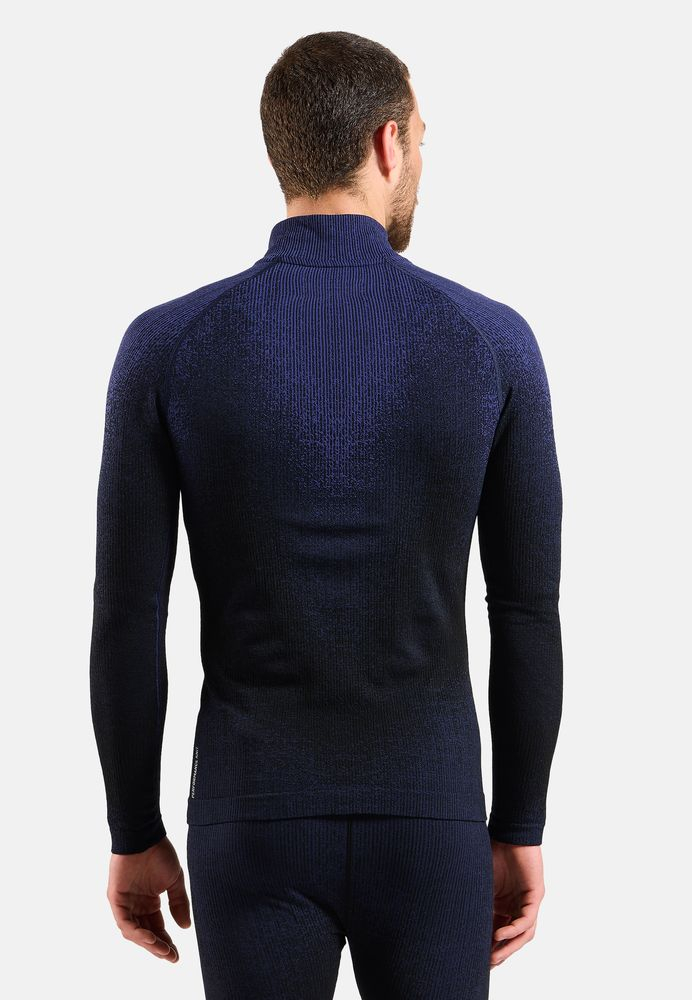 T-shirt 1/2 Zip Performance Warm Blackcomb Skipper Blue