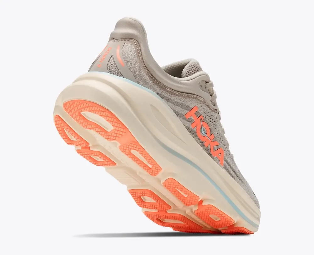Bondi 9 Femme Rock Grey Mineral - Chaussures | Hoka