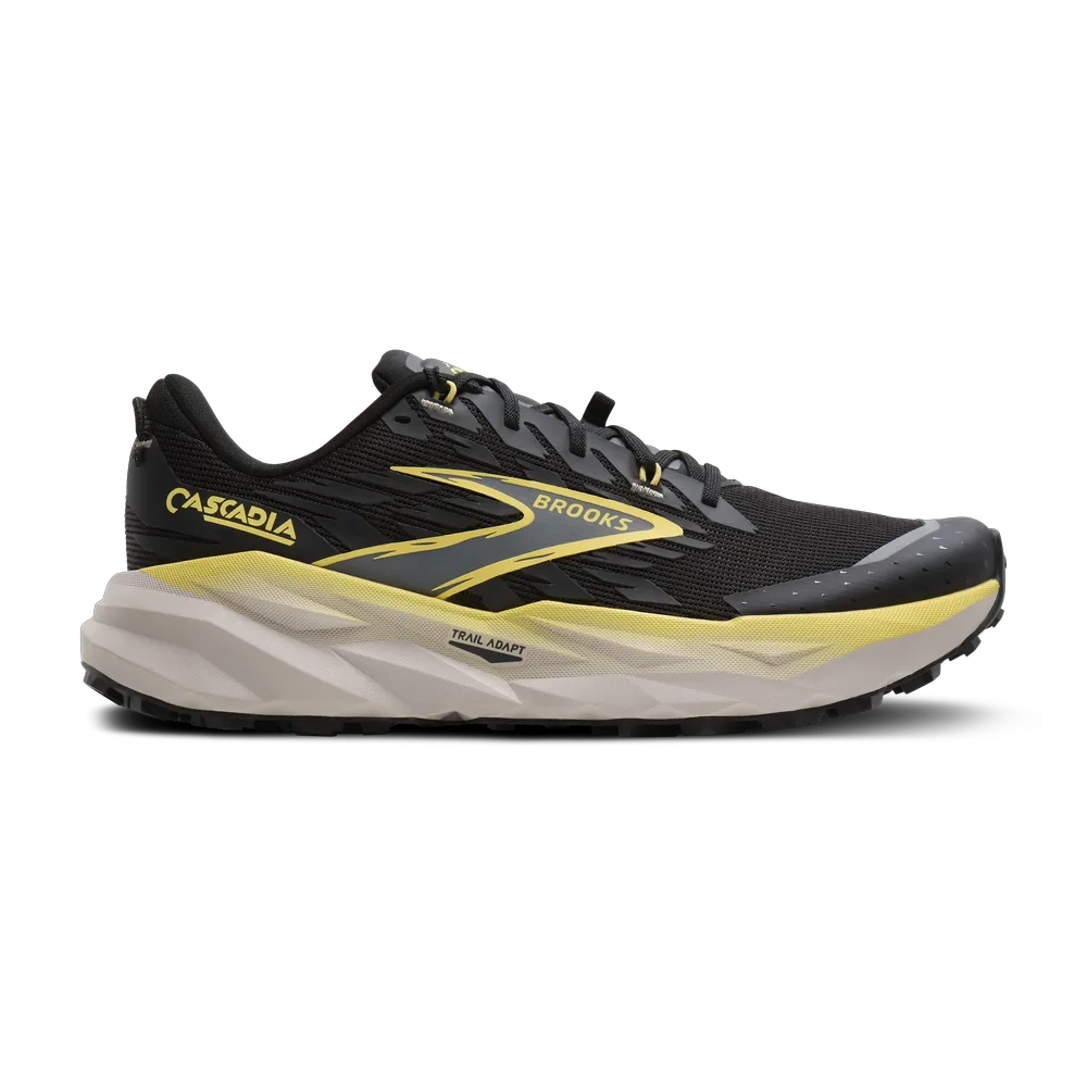 Cascadia 19 Black Yellow - Chaussures | Brooks