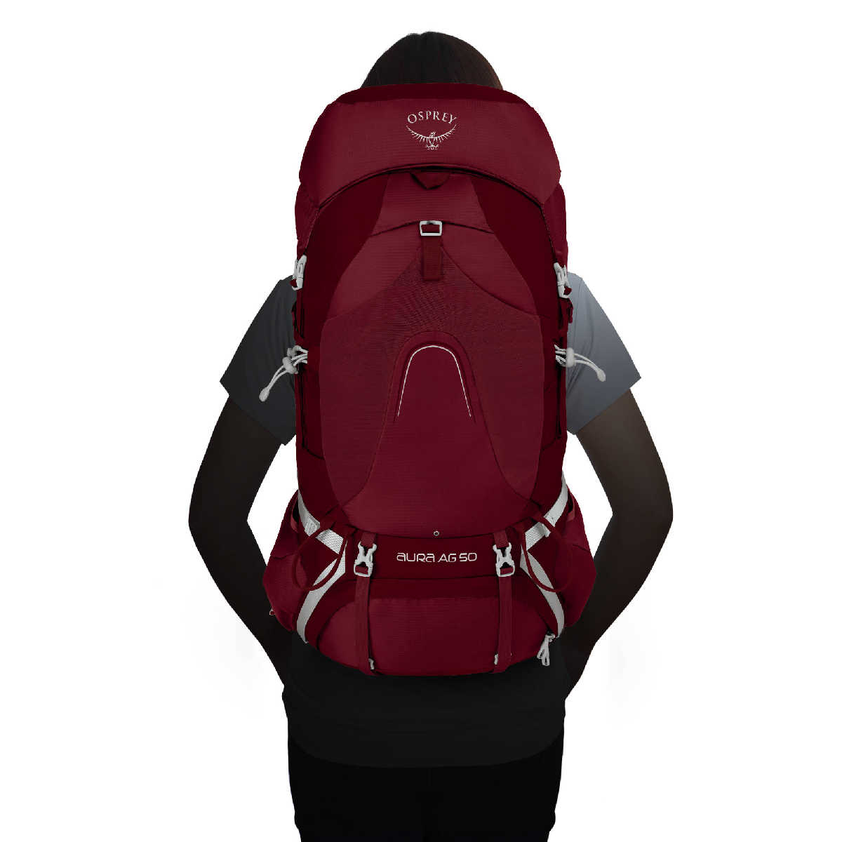 Aura Ag 50 Femme Berry Sorbet Red - Sac A Dos | Osprey