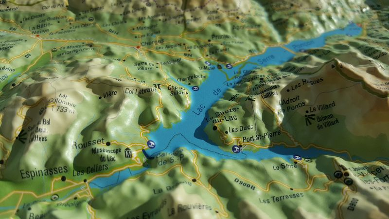 Le Massif Des Ecrins - Cartes | 3dmap