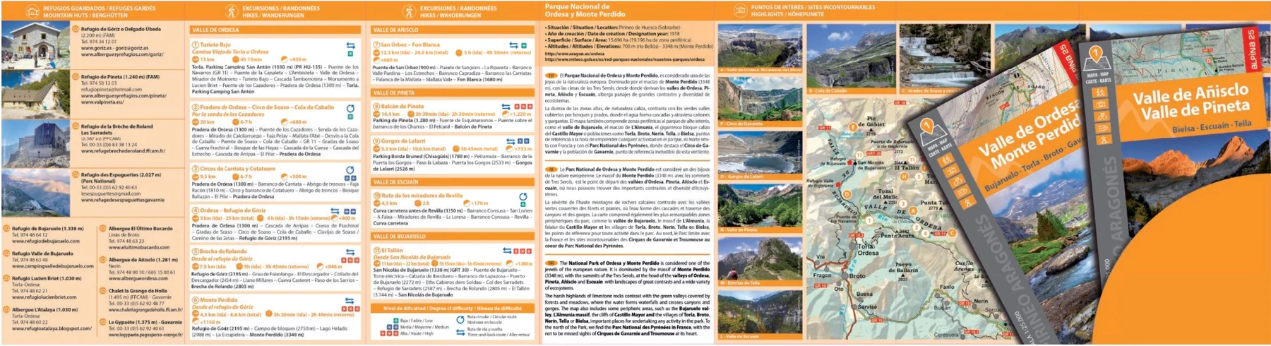 Parque Nacional De Ordesa Y Monte Perdido (2 Cartes) - Cartes | Alpina
