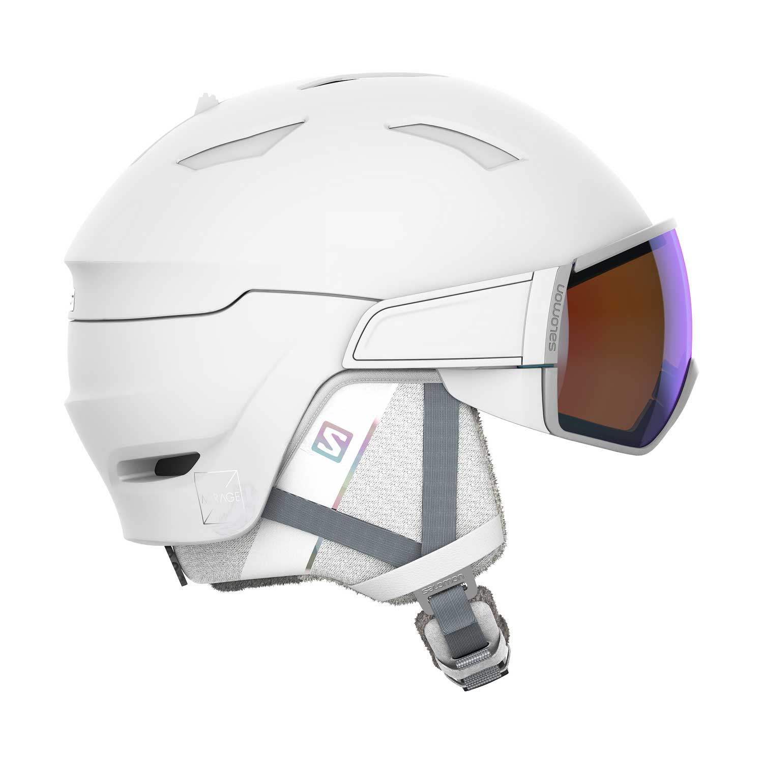 Mirage Photo White / Silver - Casque | Salomon