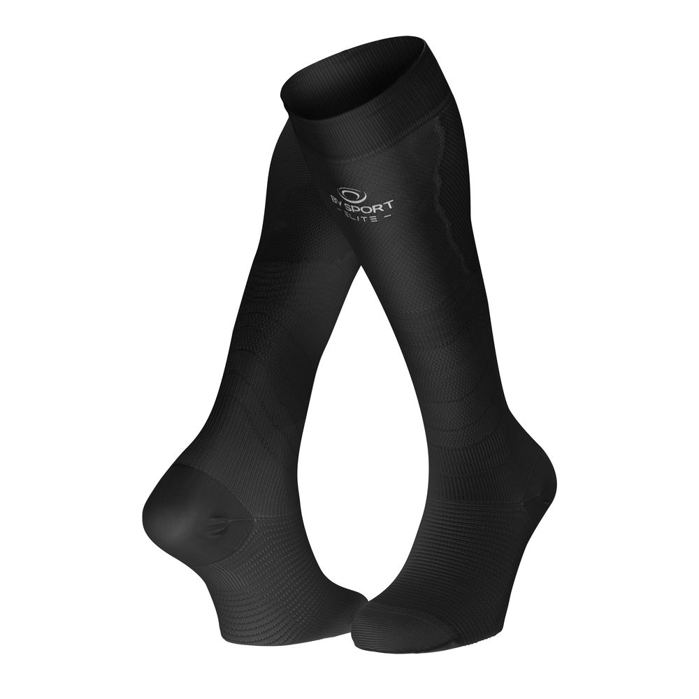 Chaussettes Pro Recup Elite Evo Noir - Manchons Recup | Bv Sport