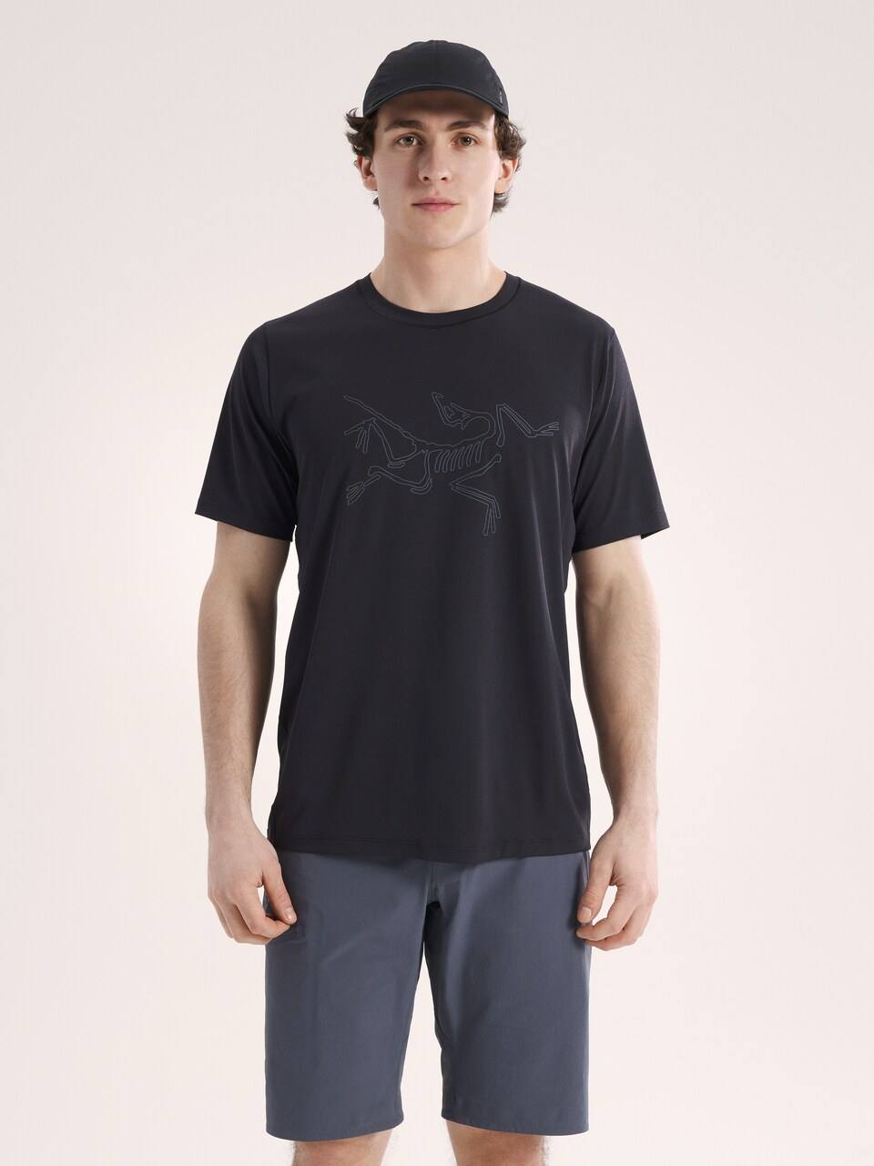 T-Shirt Cormac Logo Black - Tee Shirt Mc | Arcteryx