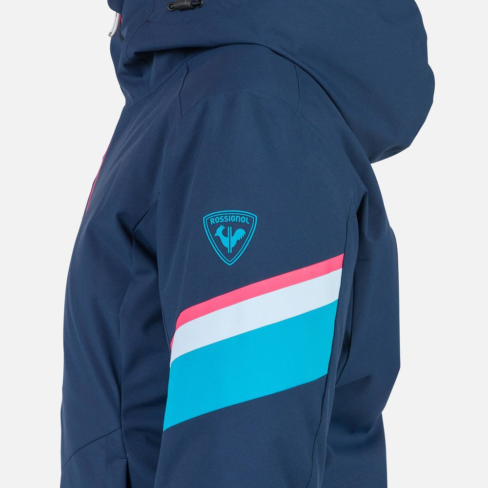 Veste De Ski Strawpile Femme Dark Navy - Veste | Rossignol
