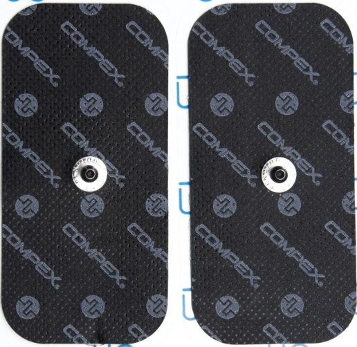 2 Electrodes 1 Snaps 5*10cm - Accessoire Electrostimulation | Compex