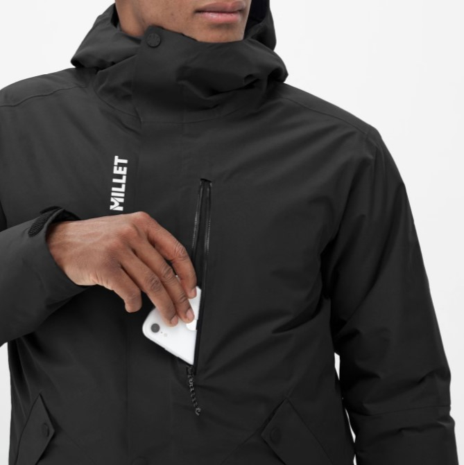 Chamonix Warm Veste Black - Equipement Outdoor | Millet