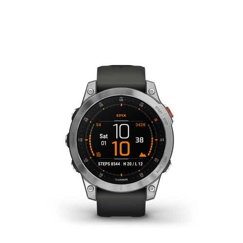 Epix Acier Silver – Bracelet Gris - Gps Running | Garmin