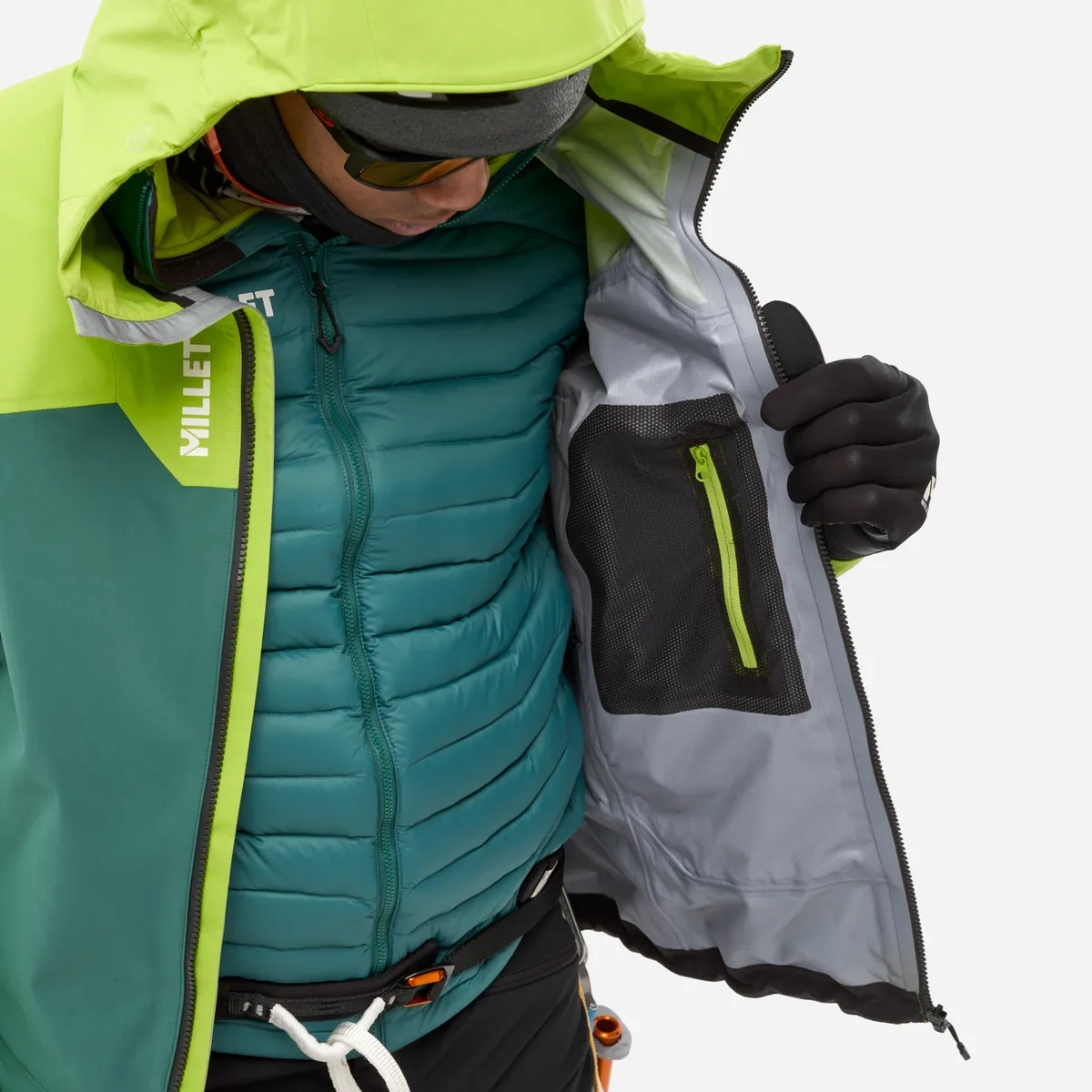 * Kamet Gtx Veste H Macaw Green Bottle - Veste | Millet