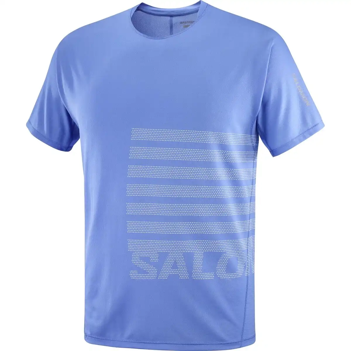 T-shirt Sense Aero Gfx Ultramarine White - Tee Shirt Mc | Salomon