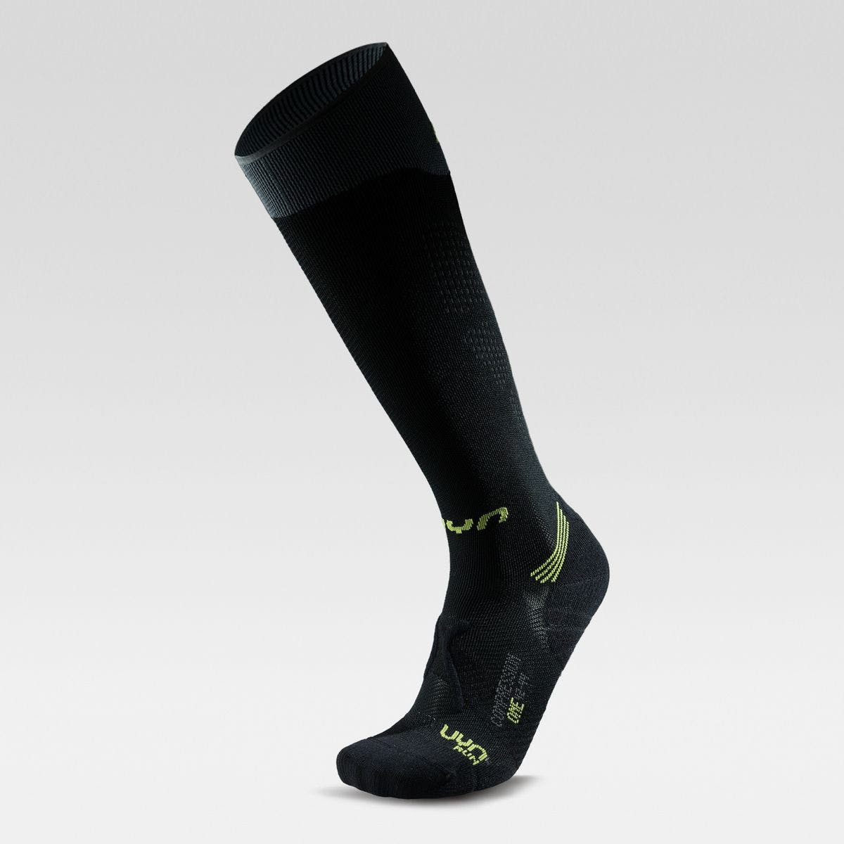 Chaussettes Run Comp One Black Lime - Chaussettes | Uyn