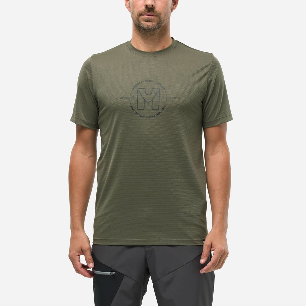 Ubic Light T-shirt Ss Grape Leaf - Tee Shirt Mc | Millet