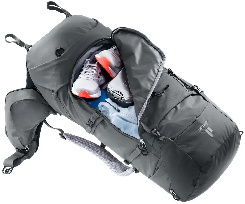 Aircontact Core 55+10 Sl Graphite Black - Sac A Dos | Deuter