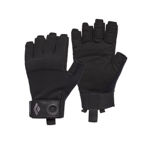 Mitaines Crag 1/2 Finger Black - Gants | Black Diamond