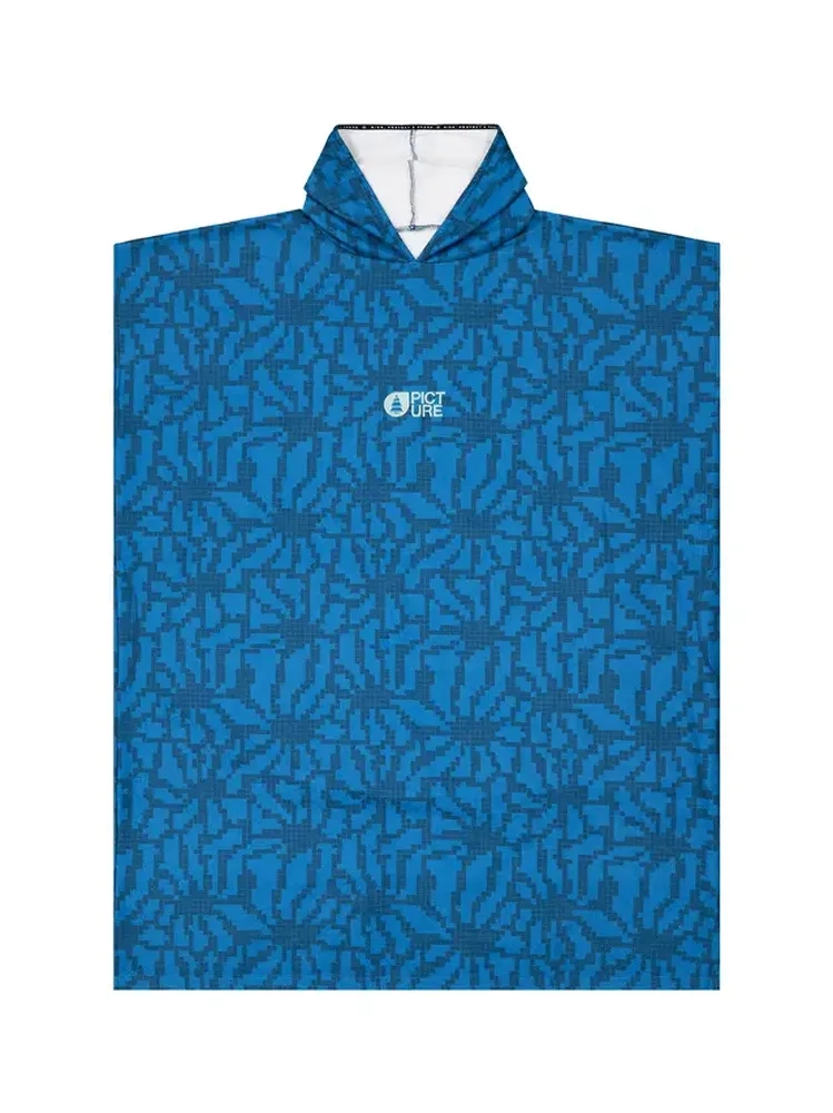 Poncho Tasman Blue Flower Print - Poncho | Picture Organic Clothing