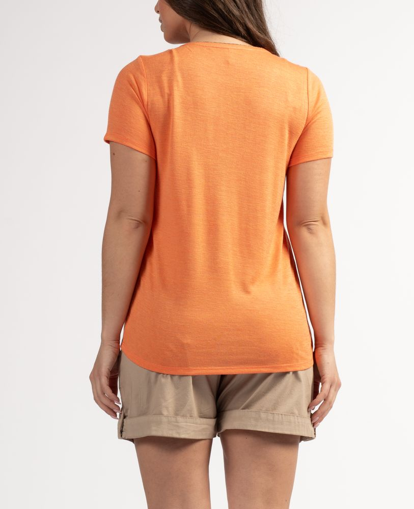 T-shirt Femme Perel Orange - Tee Shirt Mc | Sun Valley