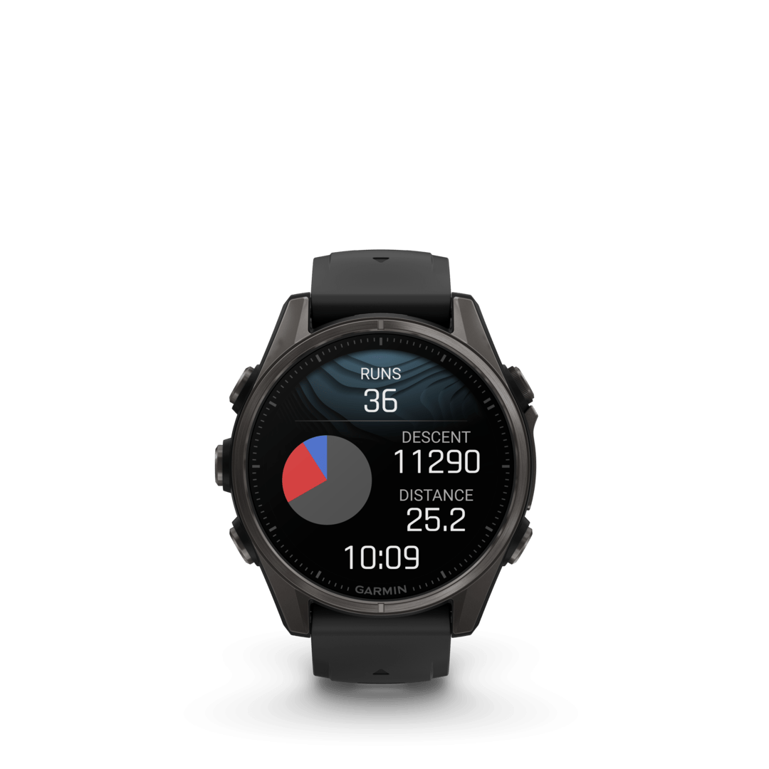 Fenix 8 43mm Amoled Sapphire Titane Carbon Gray Dlc | Garmin