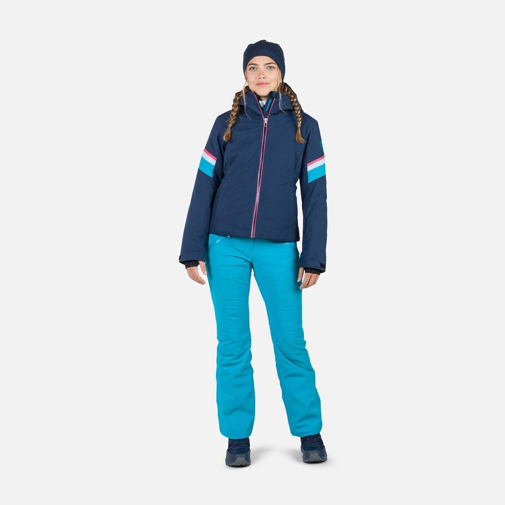 Veste De Ski Strawpile Femme Dark Navy - Veste | Rossignol