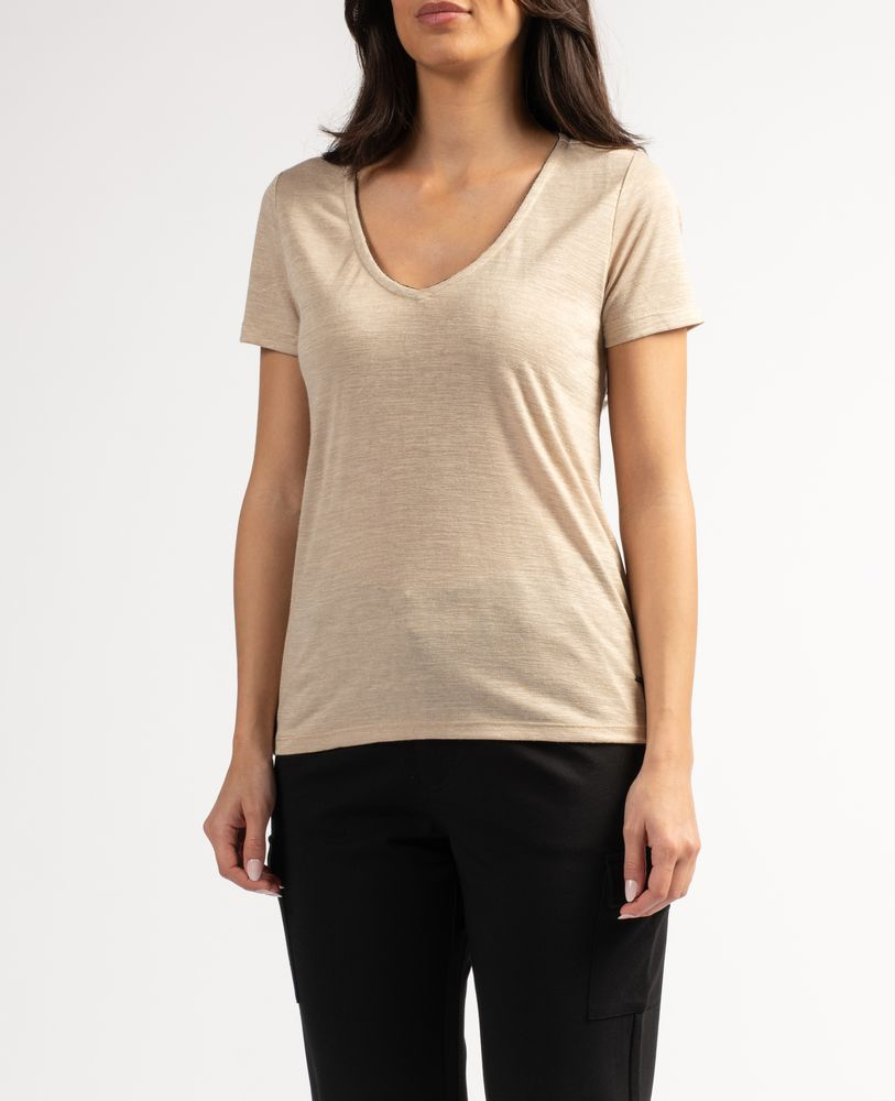T-shirt Femme Perel Sable - Tee Shirt Mc | Sun Valley