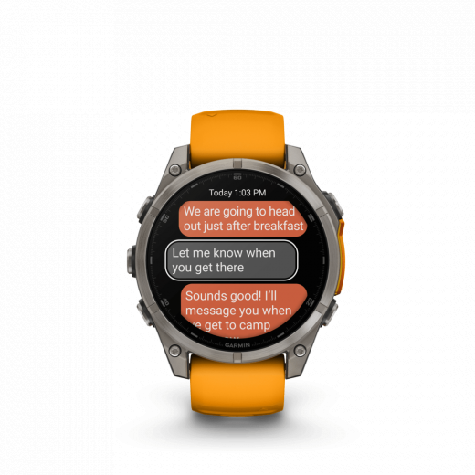 Fenix 8 47mm Amoled Sapphire Titane  Graphite - Gps Running | Garmin