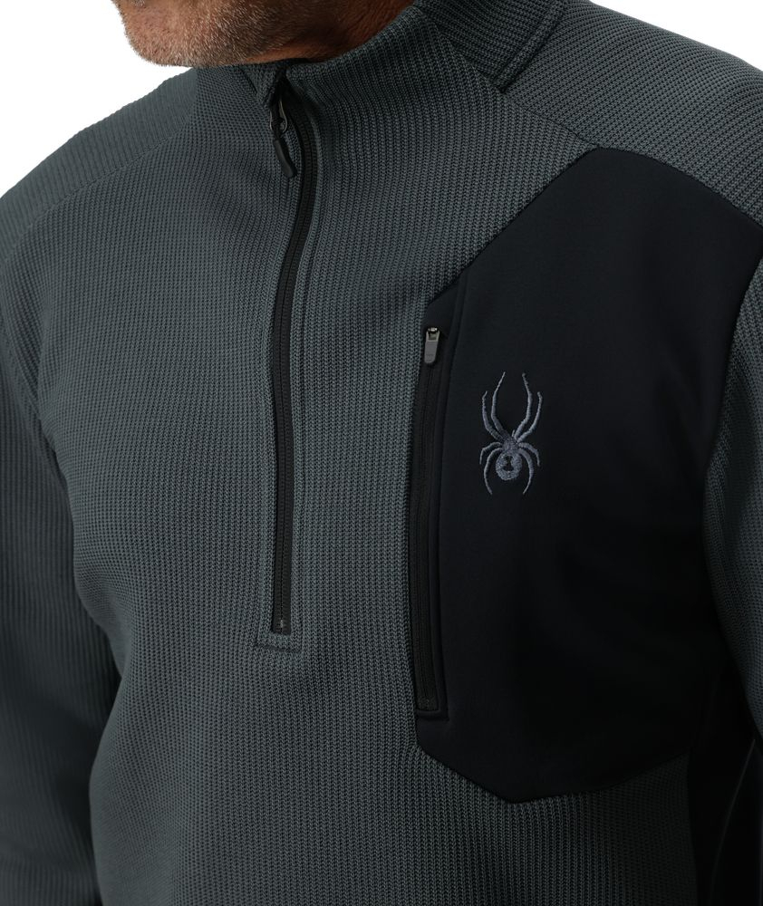 Polaire 1/2 Zip Bandit Slate Blue