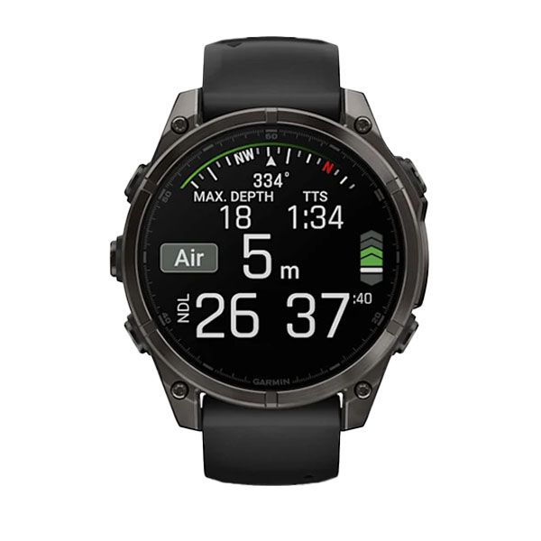 Fenix 8 51mm Amoled Saph Crb Gry Ti - Gps Running | Garmin