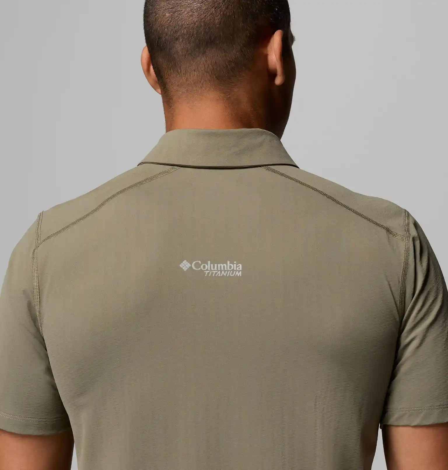 Polo Diamond Peak Pro Stone Green - Tee Shirt Mc | Columbia Sportswear