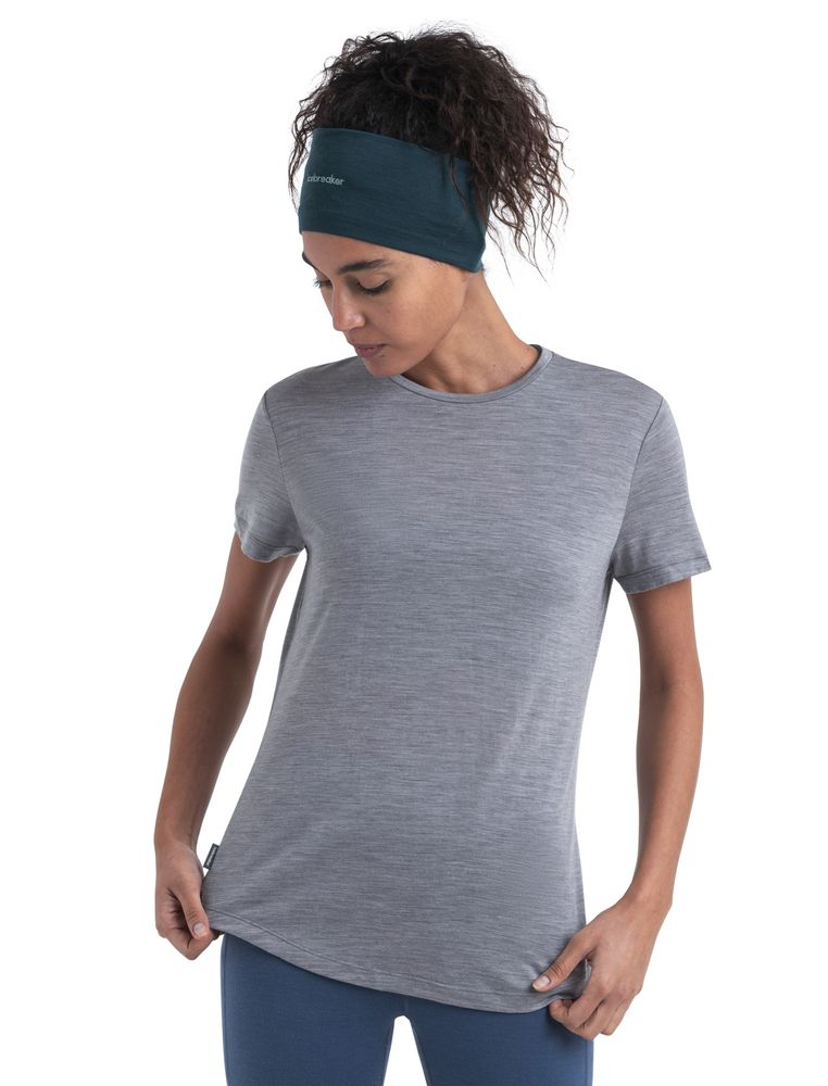 T-shirt Femme Merino 125 Cool-lite Sphere Iii Metro | Icebreaker