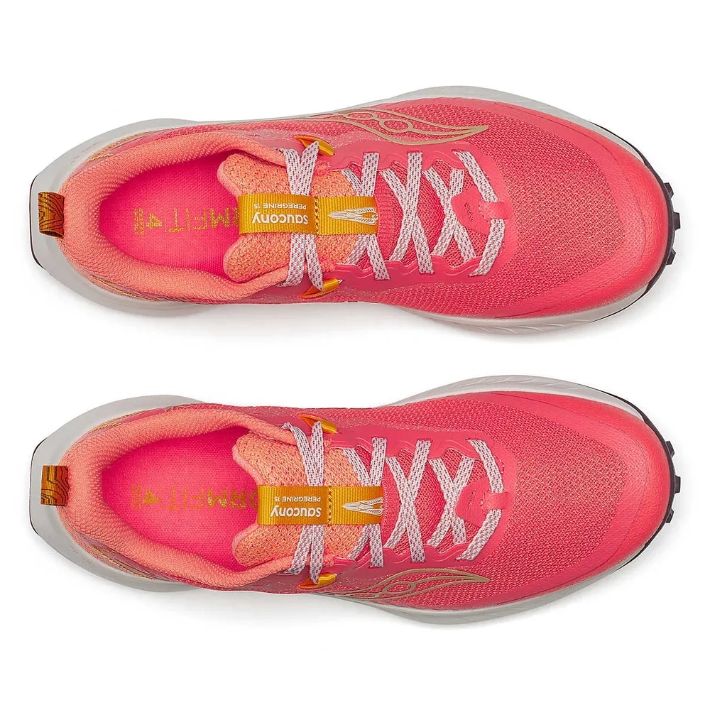 Peregrine 15 Coral Salmon Femme - Chaussures | Saucony