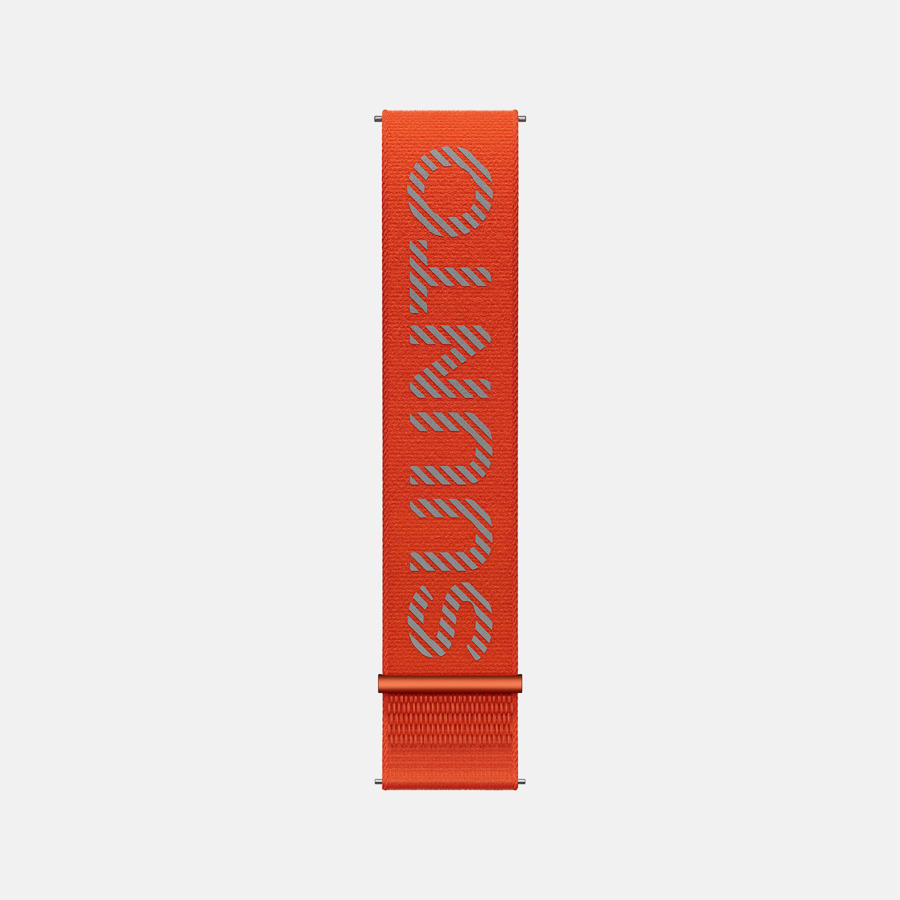Bracelet Textile 22mm Suunto Athletic 7 Coral Orange - Accessoire Montres