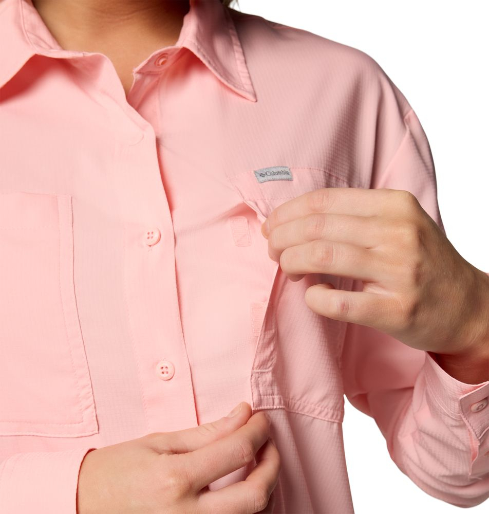 Chemise Femme Silver Ridge Utility Pink Sand | Columbia Sportswear