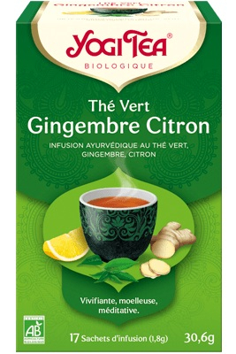 Thé Vert Gingembre Citron - Tisanes | Yogi Tea