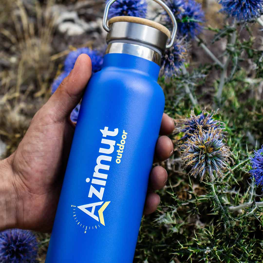 Bouteille Isotherme 0.5 L - Bleu | Azimut Outdoor