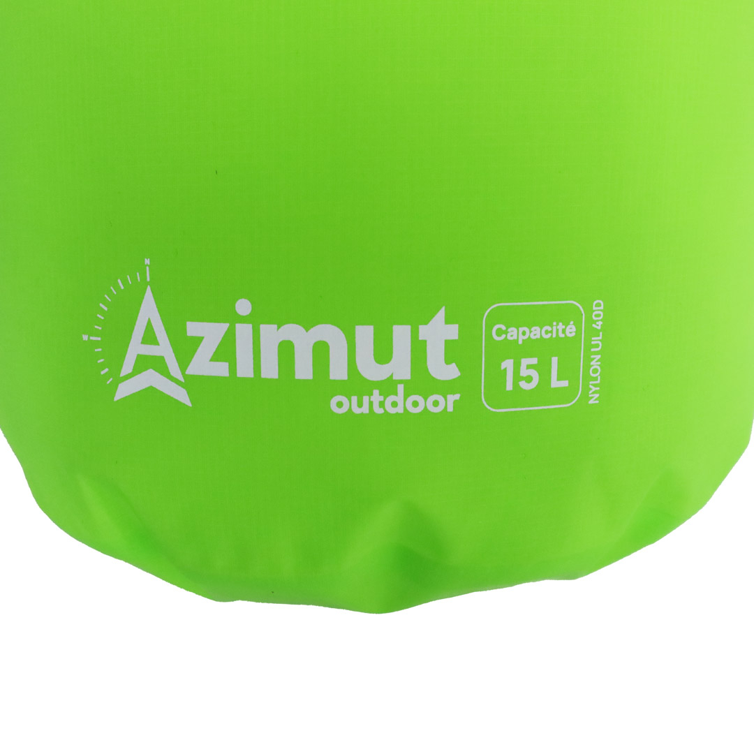 Sac Etanche Ul Nylon 40d - 15l Vert - Sac Etanche | Azimut Outdoor